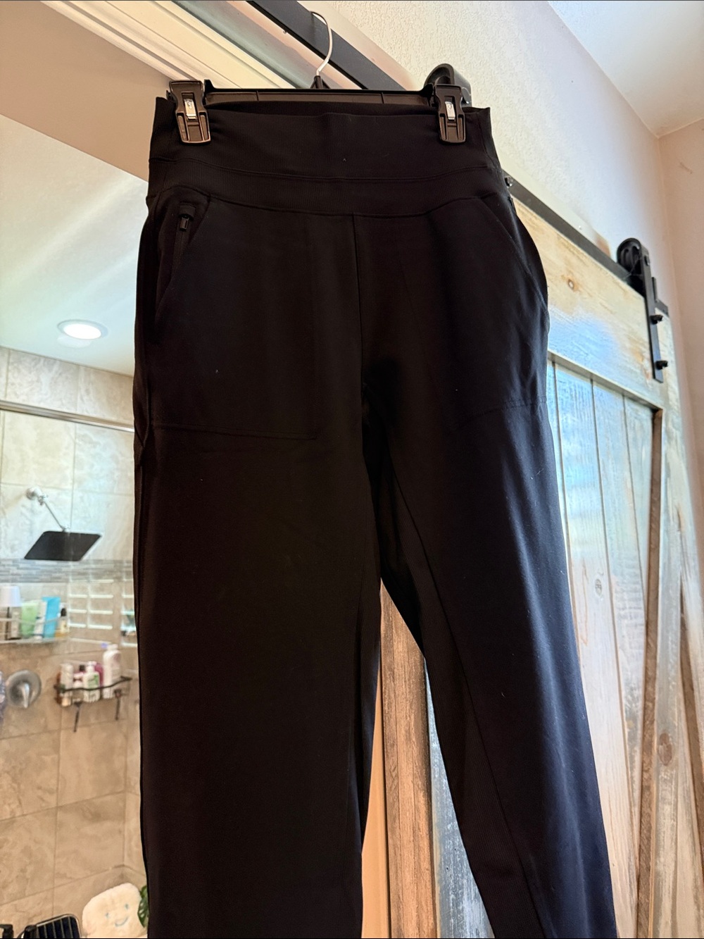 Athleta Black Track Jogger Pants